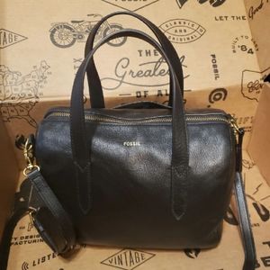 Fossil Sydney Satchel Black